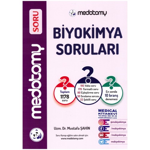 Medotomy Biyokimya Soruları / Mustafa Şahin